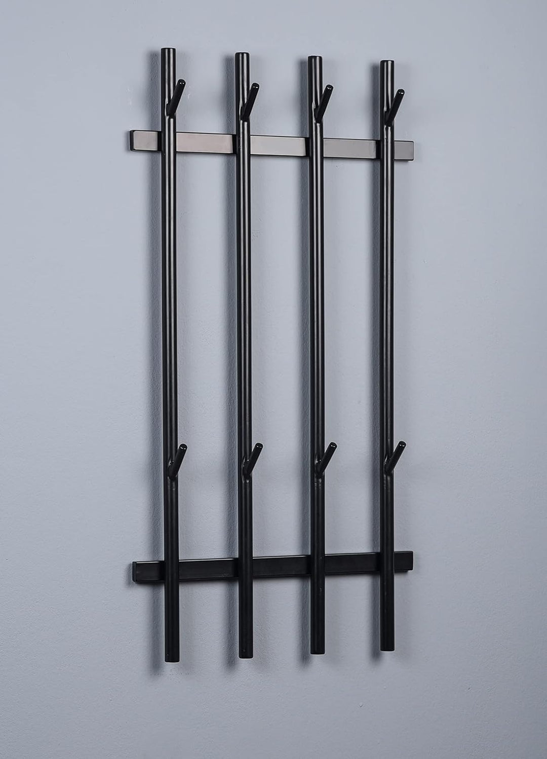M2 Kollektion Vigo Garderobe, Metall, schwarz, 46x90x8