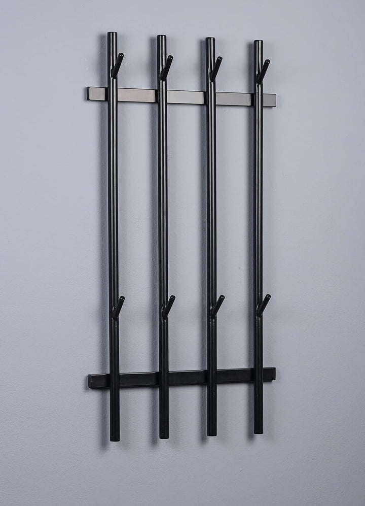 M2 Kollektion Vigo Garderobe, Metall, schwarz, 46x90x8
