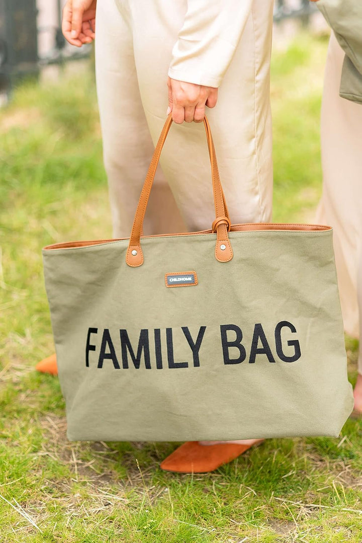 Childhome, Family Bag, Wickeltasche, Reise-/Wochenendtasche, grosses Fassungsvermögen, abnehmbare Ta