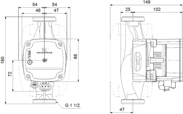 POMPES GRUNDFOS DISTRIBUTION Grundfos, Schwarz