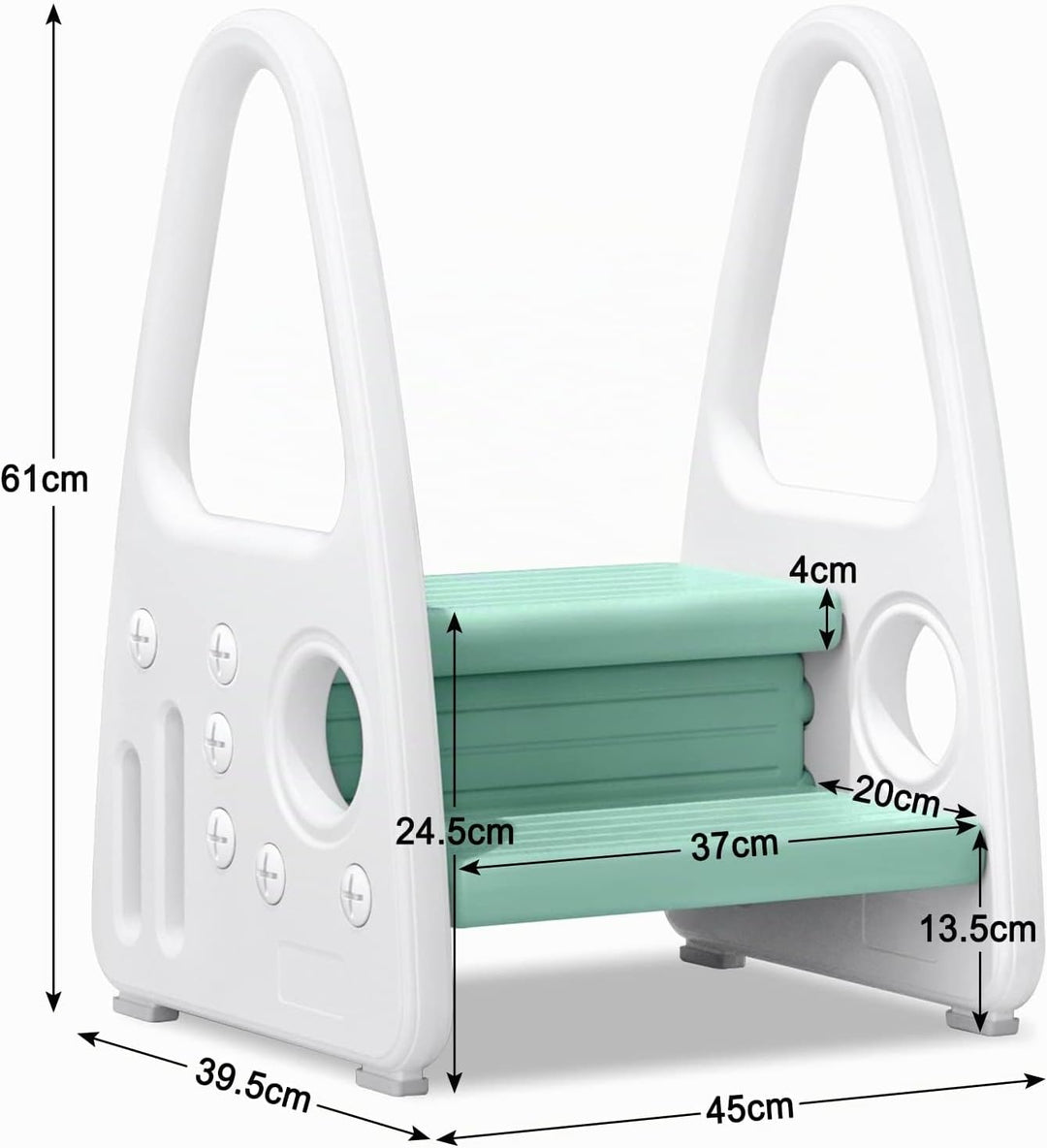 Kinder Tritthocker Trittschemel 2 stufiger Lernturm Kinderschemel Kleinkind Trittstufe Tritthocker S