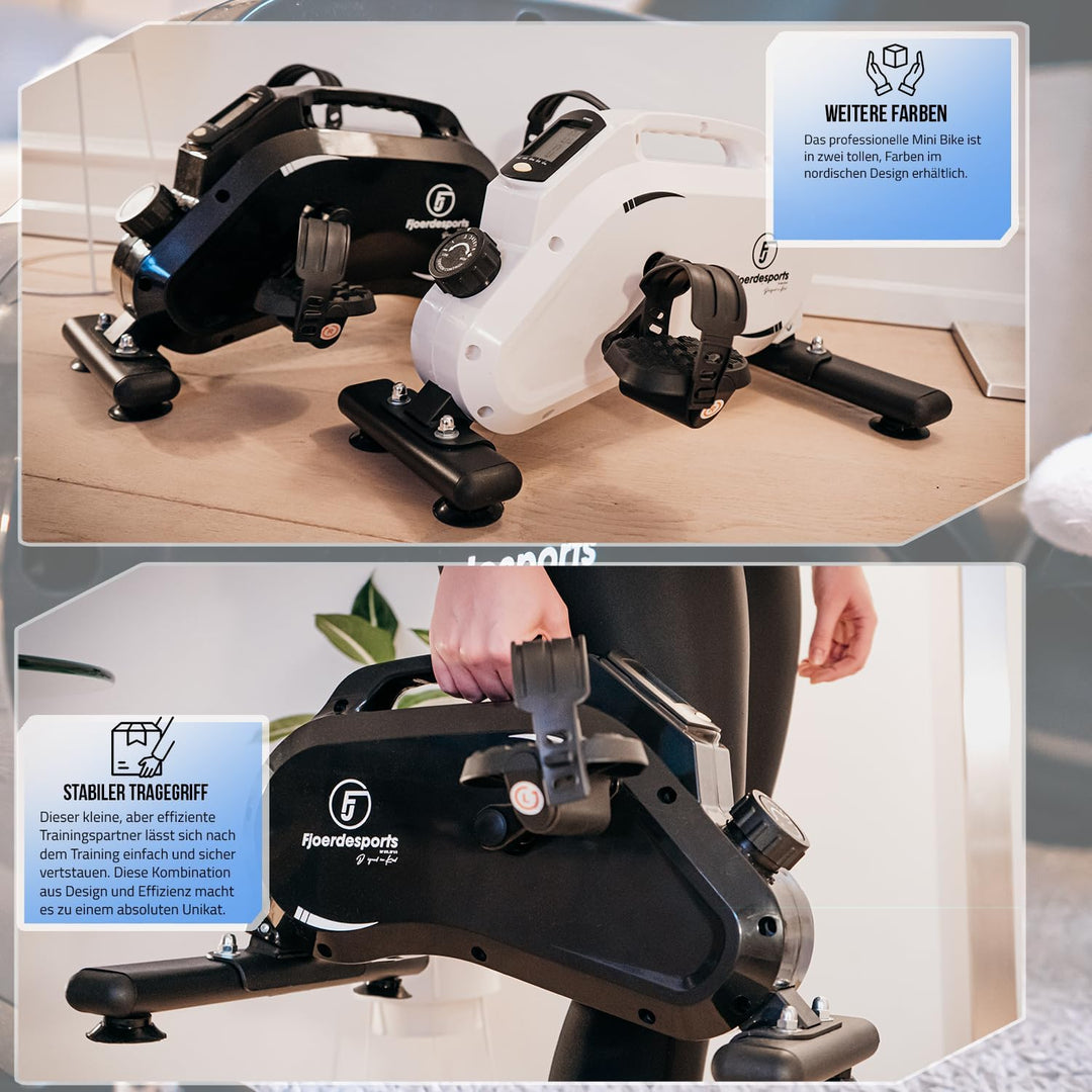 Arm- und Beintrainer, Mini-Heimtrainer, Bewegungstrainer, Training im Home-Office, mit Trainingsdisp