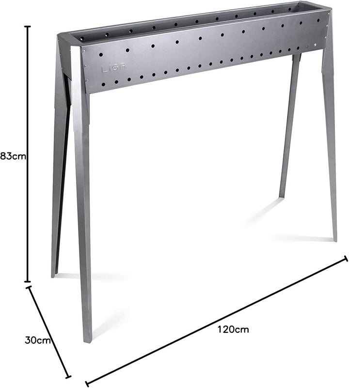 Miami 800 F 80 cm aus aluminiertem Eisen doppelwandig
