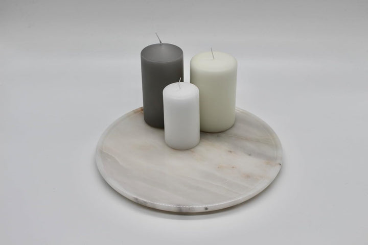 Marmor Tablett (Creme), Creme