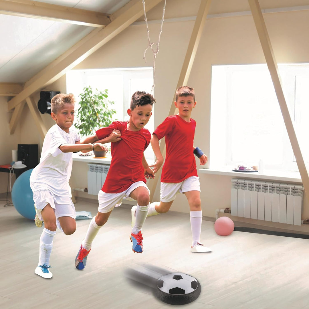Lexibook, Aerofoot, Hovercraft Fussballscheibe, 2 Tore, Pumpe und aufblasbarer Ball enthalten, gleit