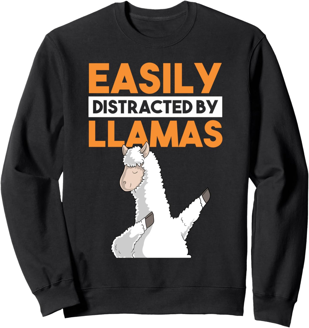 Lässt sich leicht ablenken, lustiger Tupftanz Sweatshirt