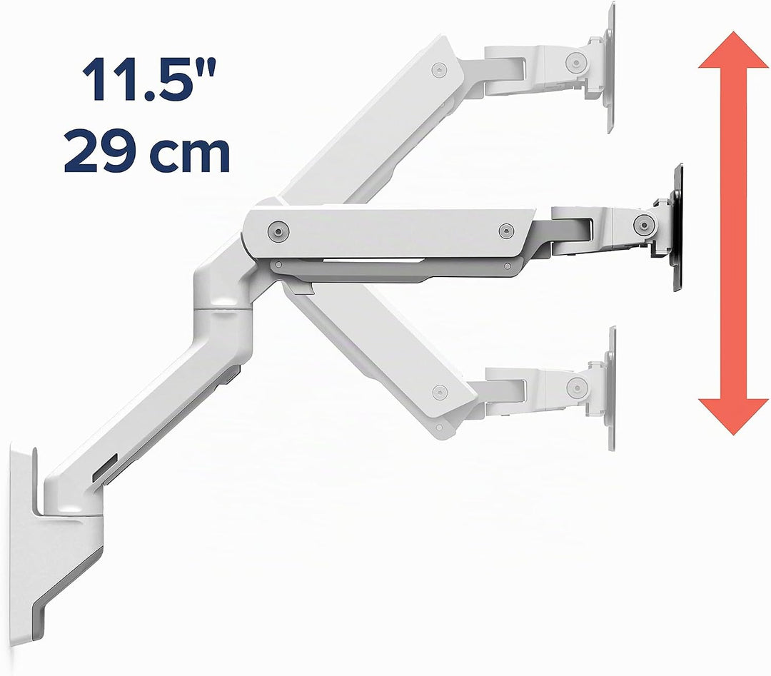 ERGOTRON 45-478-216 HX Monitor-Arm Monitoren 42In, Weiss 1 Monitor HX Arm Wand Weiss, 1 Monitor HX A