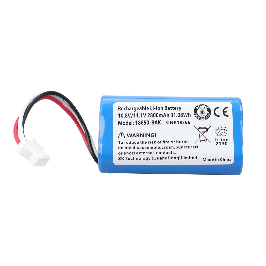 11,1 V, 2800 mAh, 31,08 Wh, Ersatz-Li-Ionen-Akku, kompatibel mit Ecovacs D36A, D36B, D36C, D36E, DA6