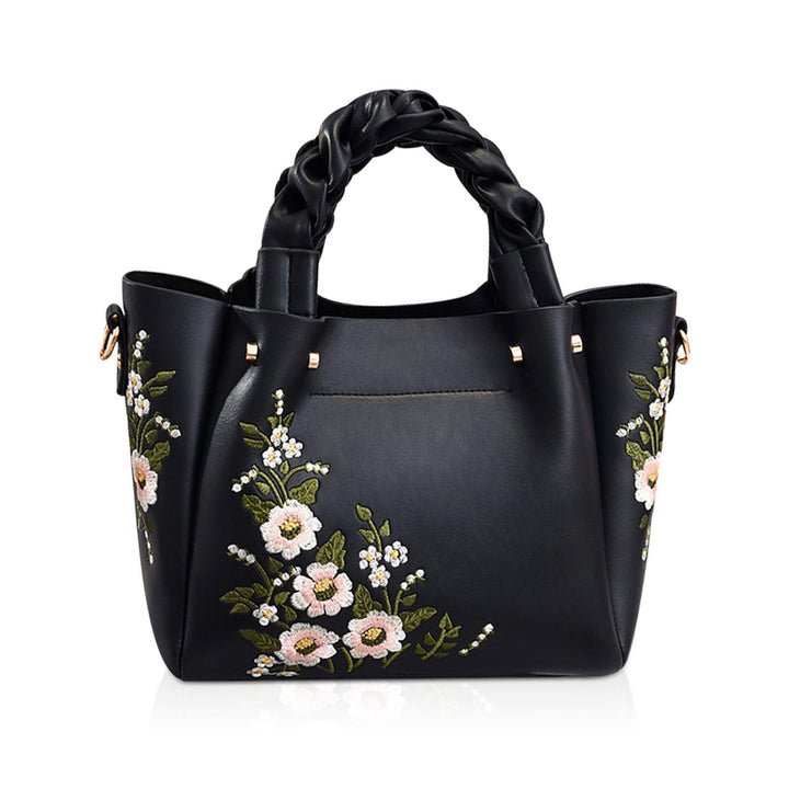 NICOLE & DORIS Elegant Handtasche Damen Shopper Tote PU-Leder Henkeltasche Frauen Schultertasche Bes