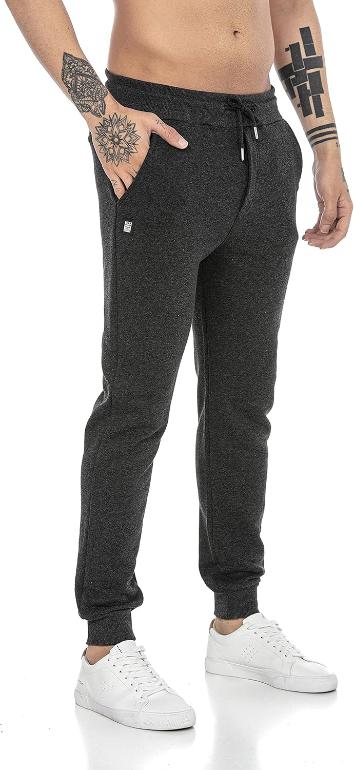 Redbridge Jogginganzug für Herren Jogger-Set Trainingsanzug Sweat Basic L Dunkelgrau, L Dunkelgrau