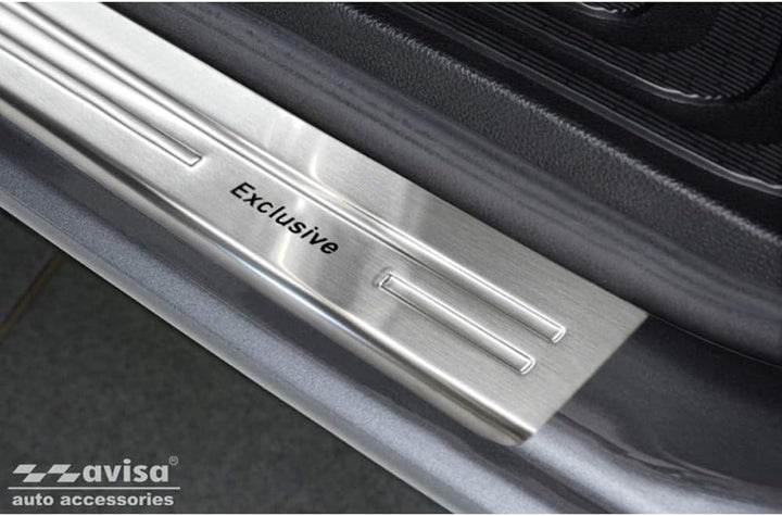 Edelstahl Einstiegsleisten kompatibel mit Mercedes Vito & V-Klasse W447 2014- - 'Exclusive' - 2-teil