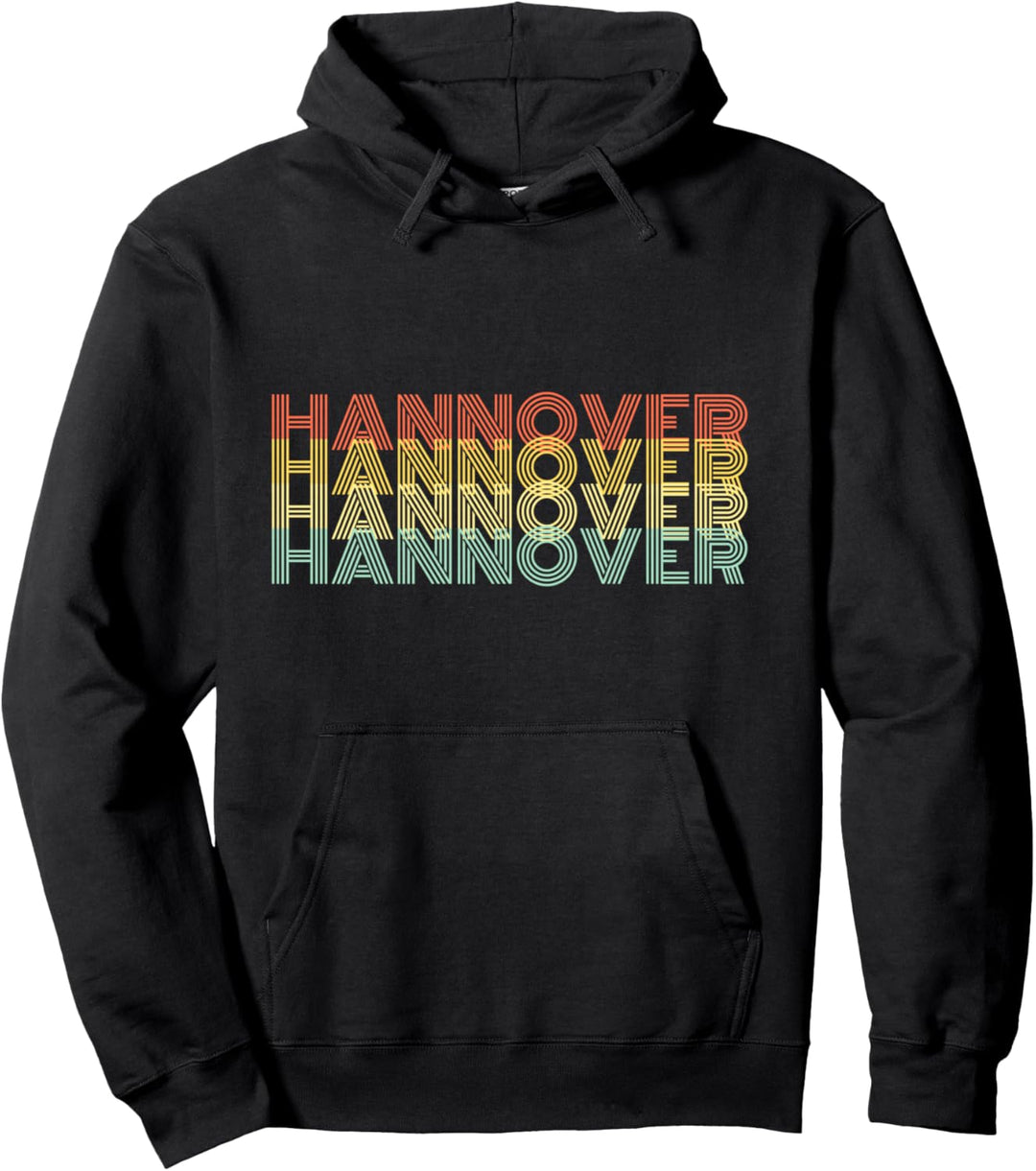 Hannover Stadt Heimat Retro Vintage Pullover Hoodie