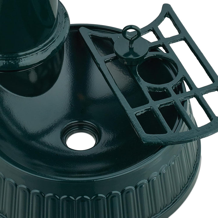 Relaxdays Standbrunnen antik, mit Wasserhahn & Becken, HxBxT: 83 x 26 x 31,5 cm, Wasserzapfsäule Gar