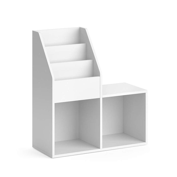 Vicco Bücherregal Luigi, Regal für Bücher, Weiss, 72 x 79 cm Weiss 34x79x30,9 cm, Weiß 34x79x30