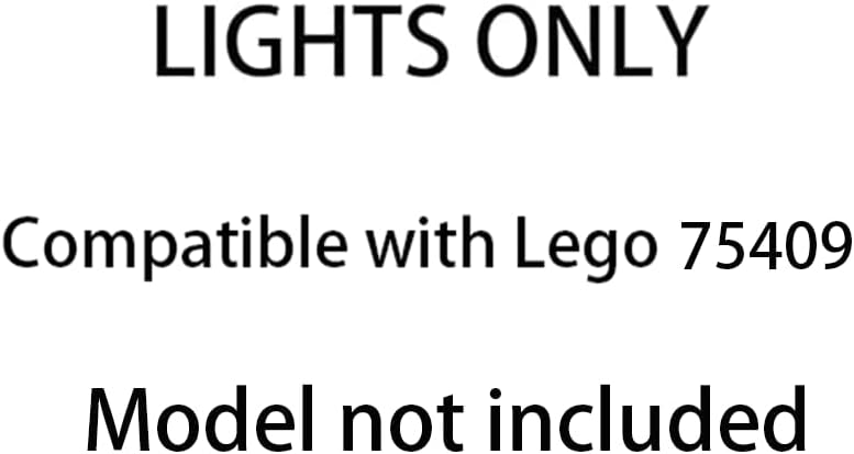 LED Lichtset kompatibel mit LEGO 75409 Jango Fetts Firespray-Raumschiff – Premium Beleuchtung für St