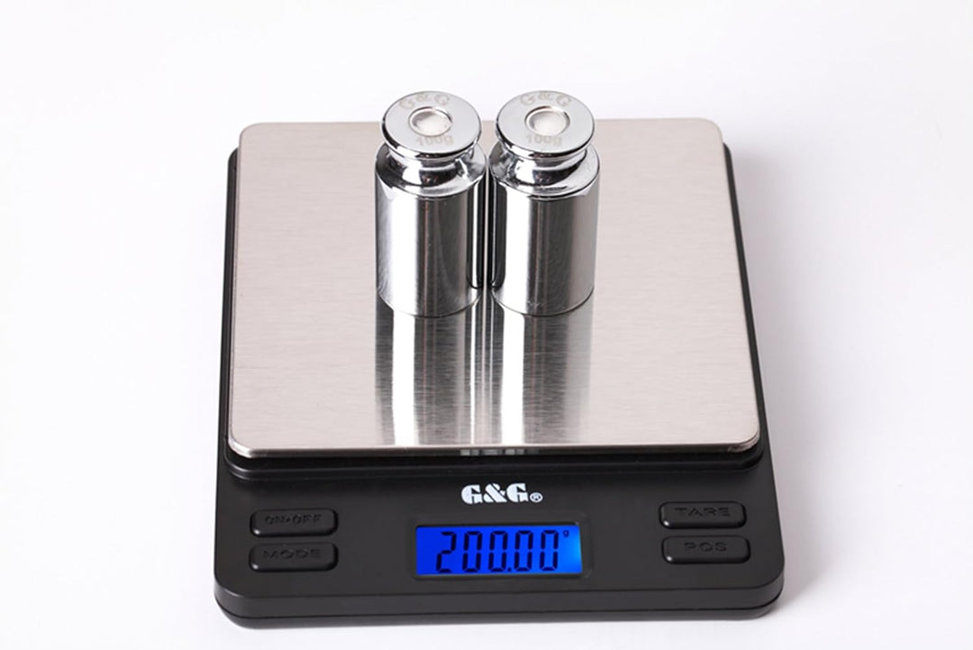 G&amp;G LS1200g/0,05g Taschenwaage Digitalwaage Feinwaage Goldwaage Küchenwaage Münzwaage Extra Grosse W