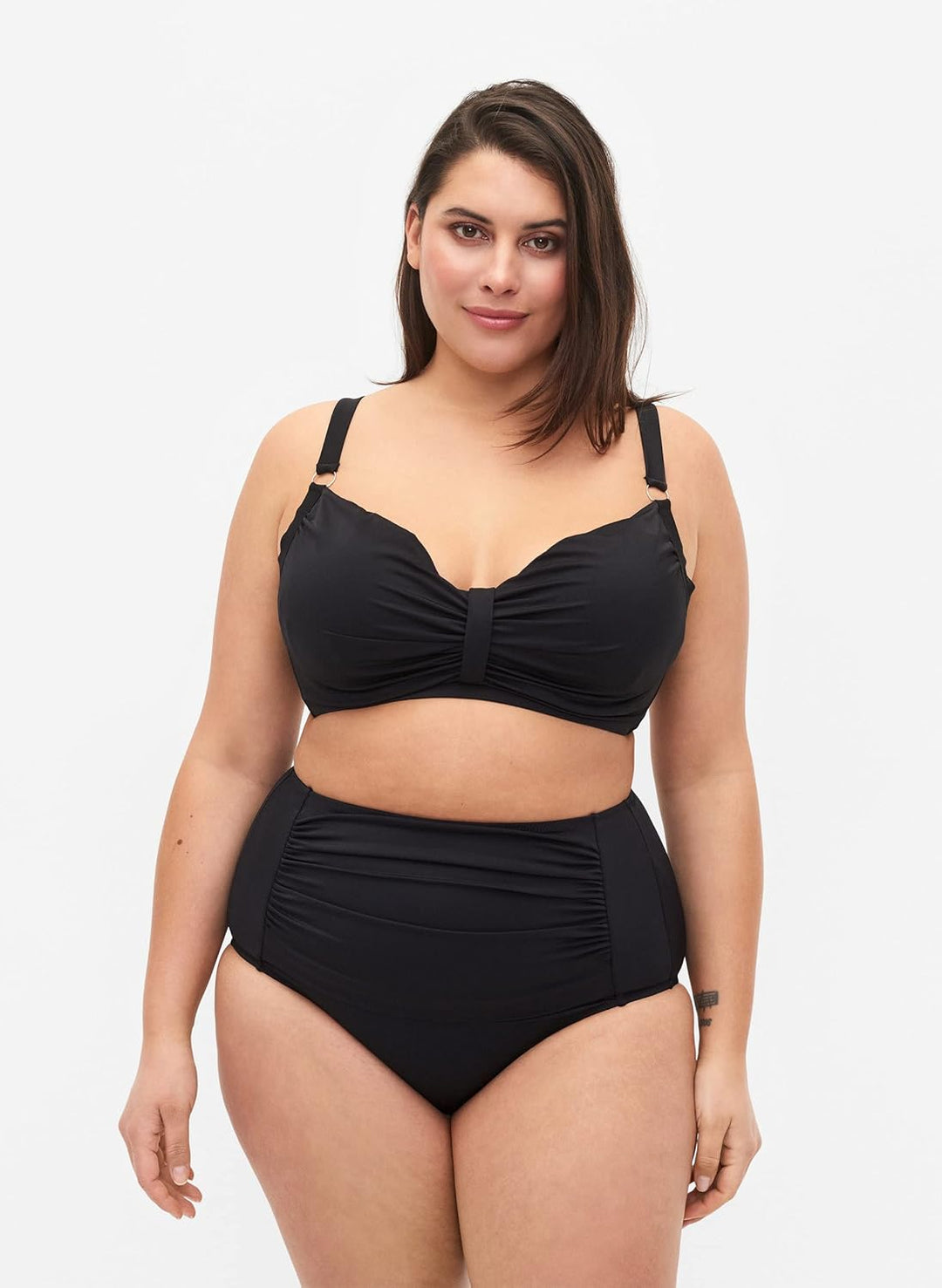 Zizzi Swim by Damen Grosse Grössen Bikini Slip Gr 56 Grosse Grössen Schwarz, 56 Grosse Grössen Schwa