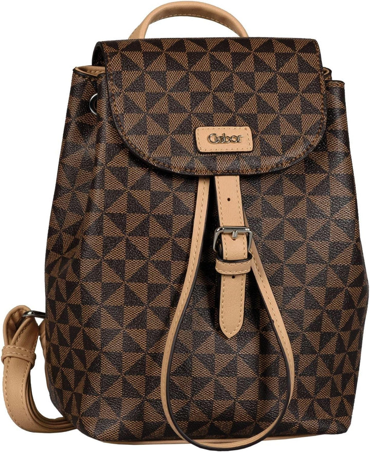 Gabor bags Barina Damen City Rucksack Backpack, 8 L, Braun