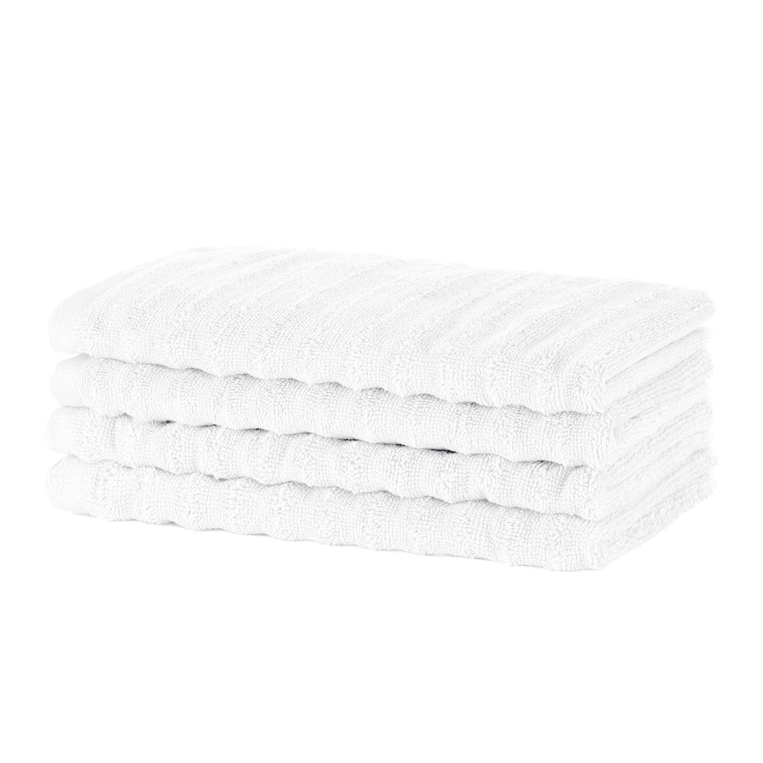 Merana OSLO Gästehandtücher 30x50 cm - 4X Luxus Gästehandtuch - Gäste Handtücher aus 100% feinster B