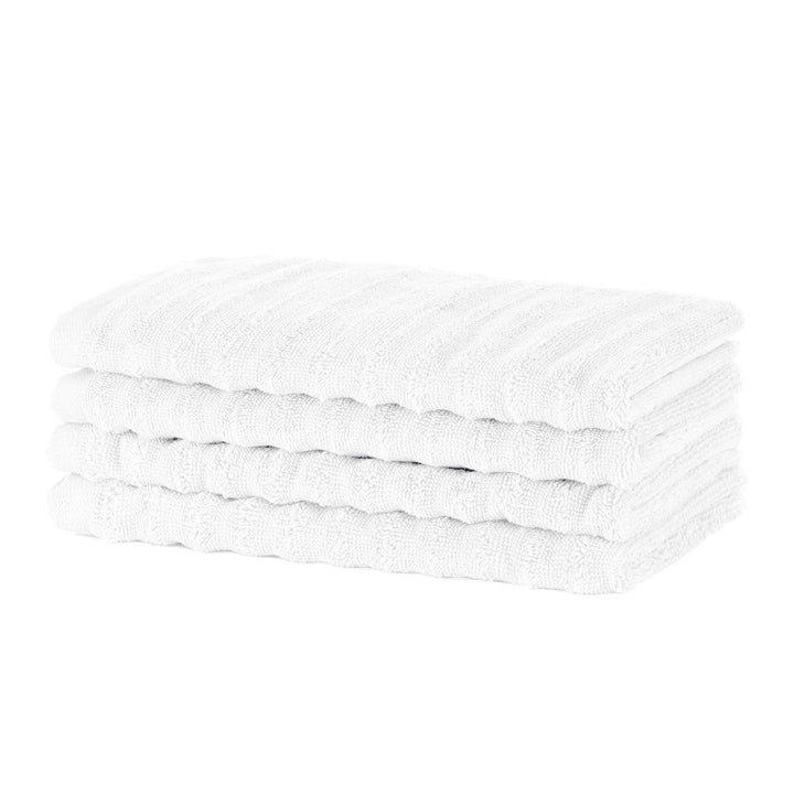 Merana OSLO Gästehandtücher 30x50 cm - 4X Luxus Gästehandtuch - Gäste Handtücher aus 100% feinster B