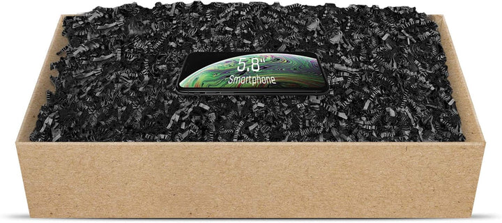SizzlePak umweltfreundliches Papierfüllmaterial viele Farben 125g-1kg (schwarz, 500g) Schwarz 500g,