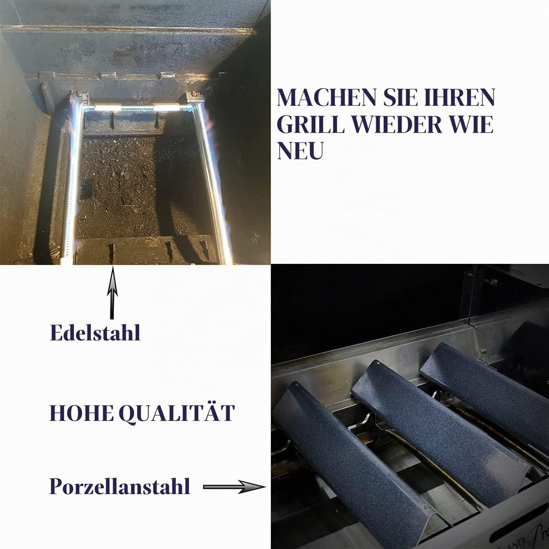 GFTIME 7635 Flavorizer Bars &amp; 69785 Brenner Ersatzteile für Weber Spirit I &amp; II E210/220, S210, S220