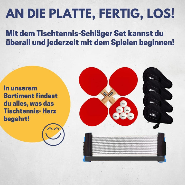 Best Sporting Tischtennis-Schläger Set &