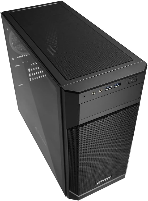 Sharkoon V1000 RGB, mATX Gaming PC Gehäuse Classic