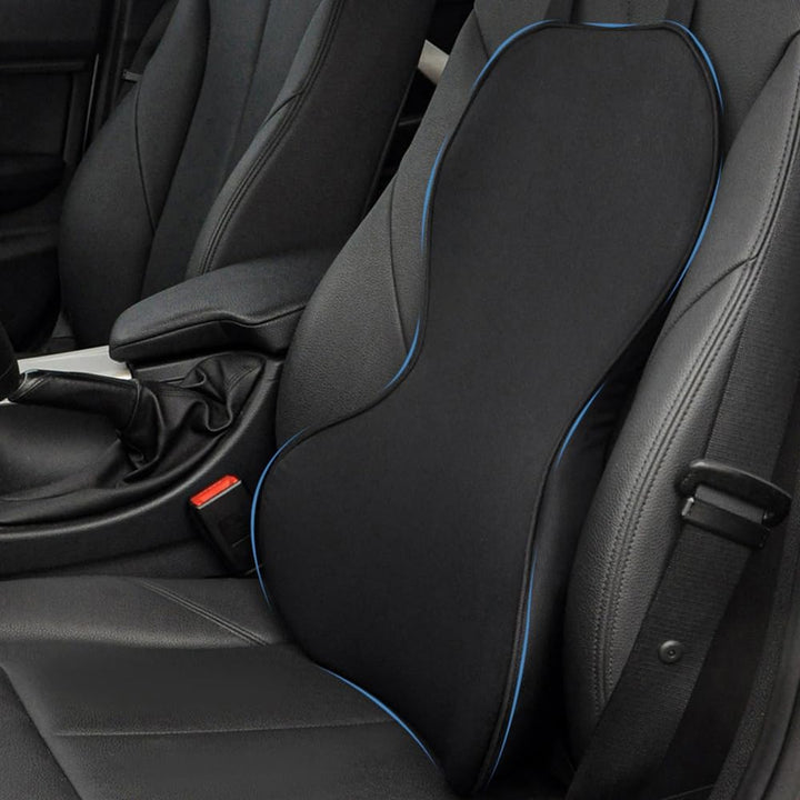 FOUNDCOOL Ergonomisches Lendenwirbelstützkissen, Rückenkissen aus Memory-Schaum für Autositze - Lend