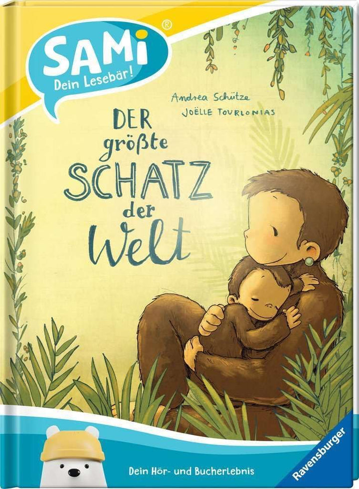 Ravensburger 00096 - SAMi, dein Lesebär, Starter-Set - Der grösste Schatz der Welt, für Kinder, Mitt
