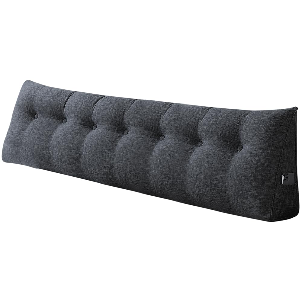 Lesekissen, dreieckig, Kopfteil, langes Kissen für Sofa, Bettrahmen, Keilkissen zum Lesen, Entspanne