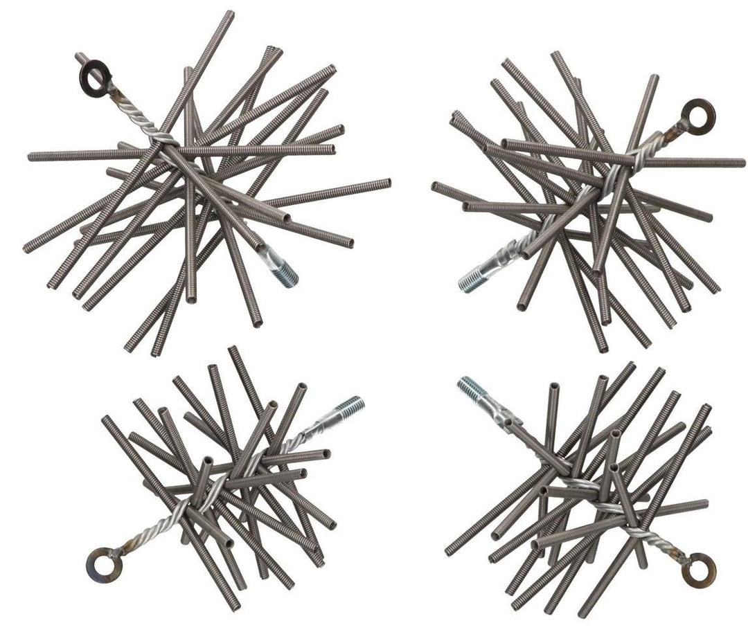 KOTARBAU Schornsteinbesen 140 mm Aus Federstahldraht Flexibel Robust Kaminbesen Russbesen Kaminbürst