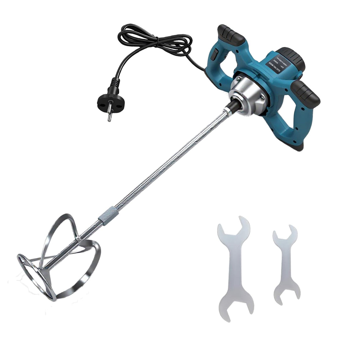 2400W Mörtelrührer Rührwerk M14 mit Bürstenlosem Motor, Elektrischer Betonmischer, 0–1700 U/min mit