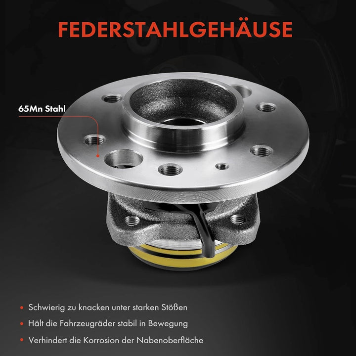 Frankberg 1x Radnabe Radlagersatz Hinterachse beidseitig Kompatibel mit C.r.a.f.t.e.r 30-35 Bus 2E 2