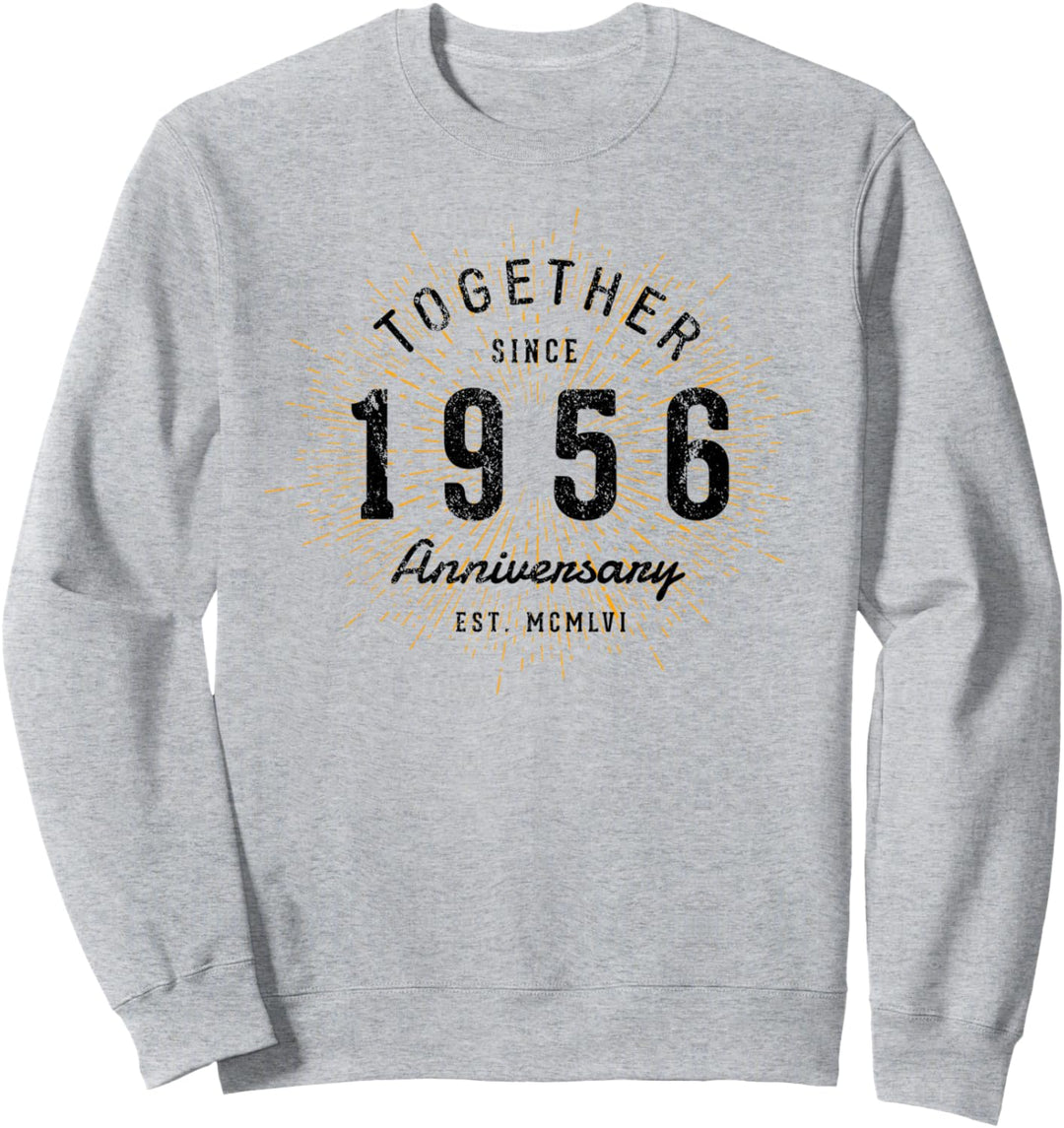 Zusammen seit 1956 Jahrestag Sweatshirt