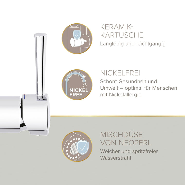Lenz NOVA Küchenarmatur chrom 46070902, Chrom