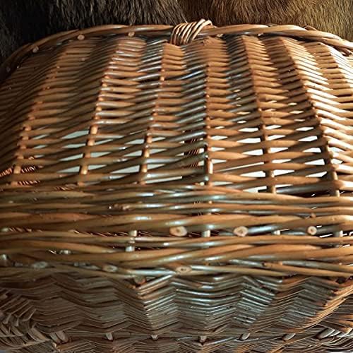 Lovinbirds Einkaufskorb Classic Geflochten L: 51 cm x B: 34 cm Autokorb Weide