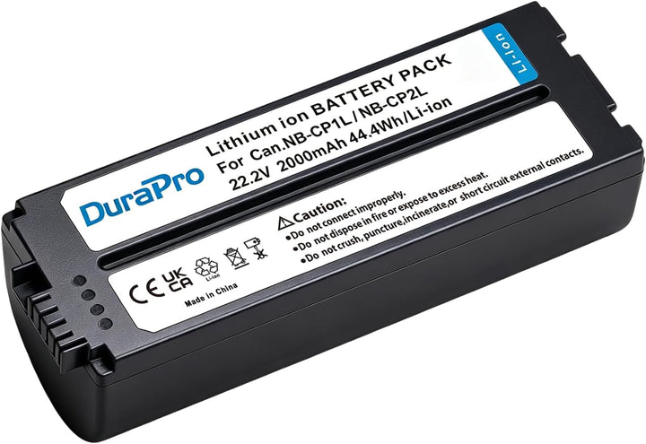DuraPro 2000mAh NB-CP2L NB CP2L Battery Akku für Canon NB-CP1L CP2L Canon Fotodrucker SELPHY CP800,