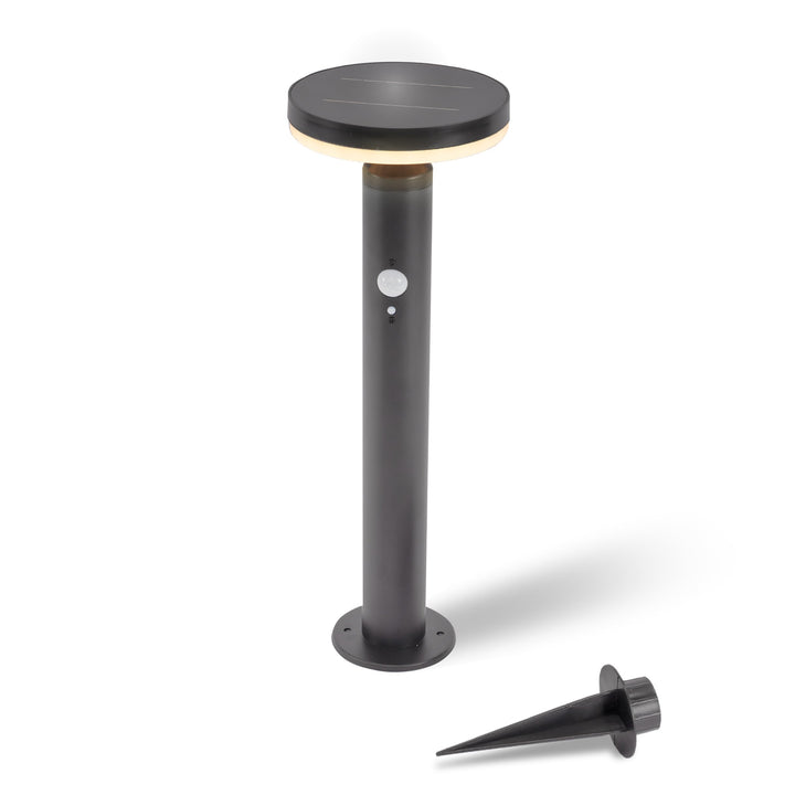 esotec Solar Gartenbeleuchtung Aussenlampe mit Bewegungsmelder Ribolla, H=45, 36 LEDs warmweiss 3000