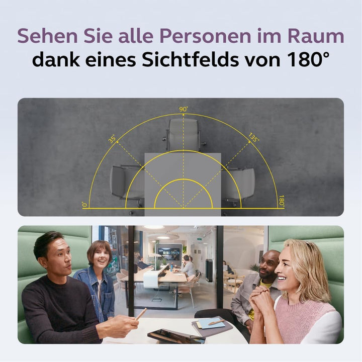 Jabra PanaCast 40 Video Bar System (VBS) Android-Videoleiste und Touch-Controller für kleine Besprec
