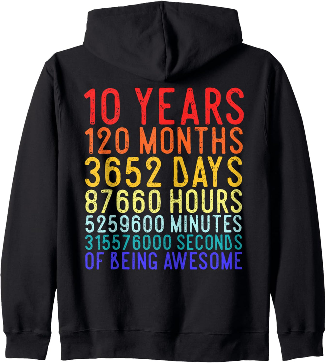 It's My 10th Birthday Gift Idea 10 Years Old 10th Birthday Kapuzenjacke