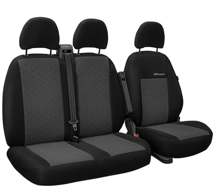 ERJOT Bus AKR-EXC Massgefertigte Autobezüge Sitzbezüge für Bus Transporter VW T6 (Sitzbezüg Fahrersi