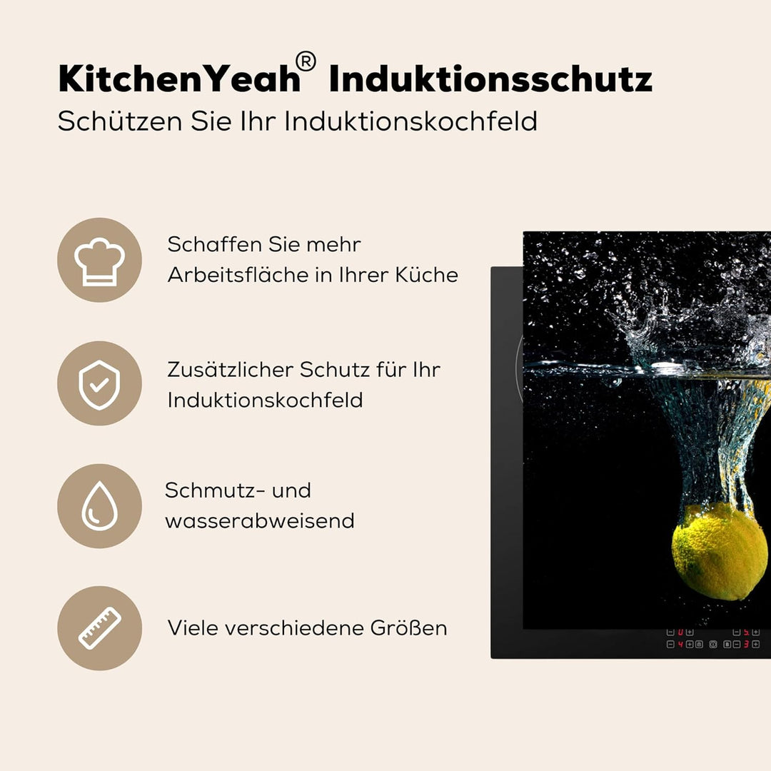 Herdabdeckplatte Einteilig Küche Herdabdeckung Induktionsfeld Ceranfeld Herdabdeckplatten Vinyl Matt