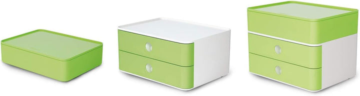 HAN Schubladenbox Allison SMART-BOX plus mit 2 Schubladen, Trennwand sowie Utensilienbox, inkl. Kabe