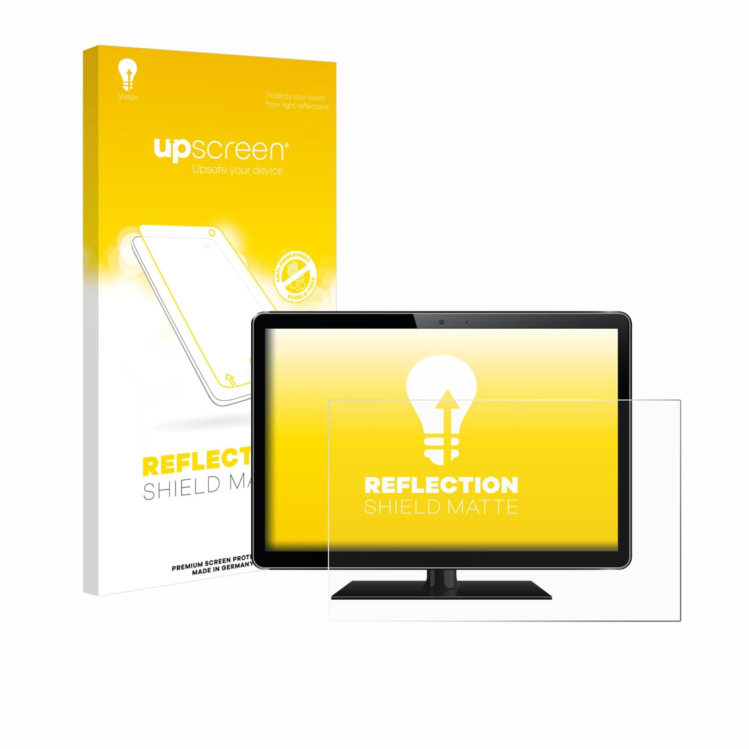 upscreen 23.8" Entspiegelungs-Schutzfolie für 23,8 Zoll Flachbildschirme (60.5 cm) [528 x 297 mm, 16