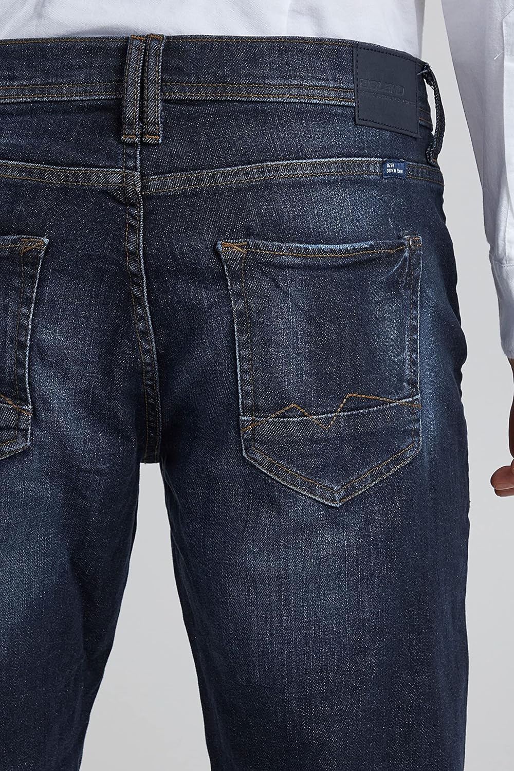 Blend 20711004 Herren Jeans Hose Denim mit Stretch 5-Pocket Blizzard Fit Regular Fit, Grösse:33/34,
