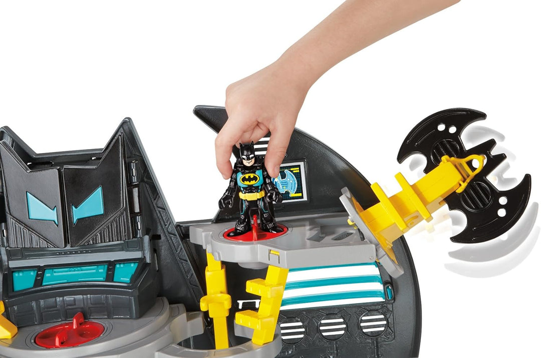 Imaginext X7677 Batman Batcave Playset with Batman and Robin Figures, Command Centre, Darts Launcher