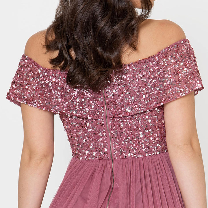 Maya Deluxe Damen Bridesmaid Dress Desert Rose 56, Desert Rose 56