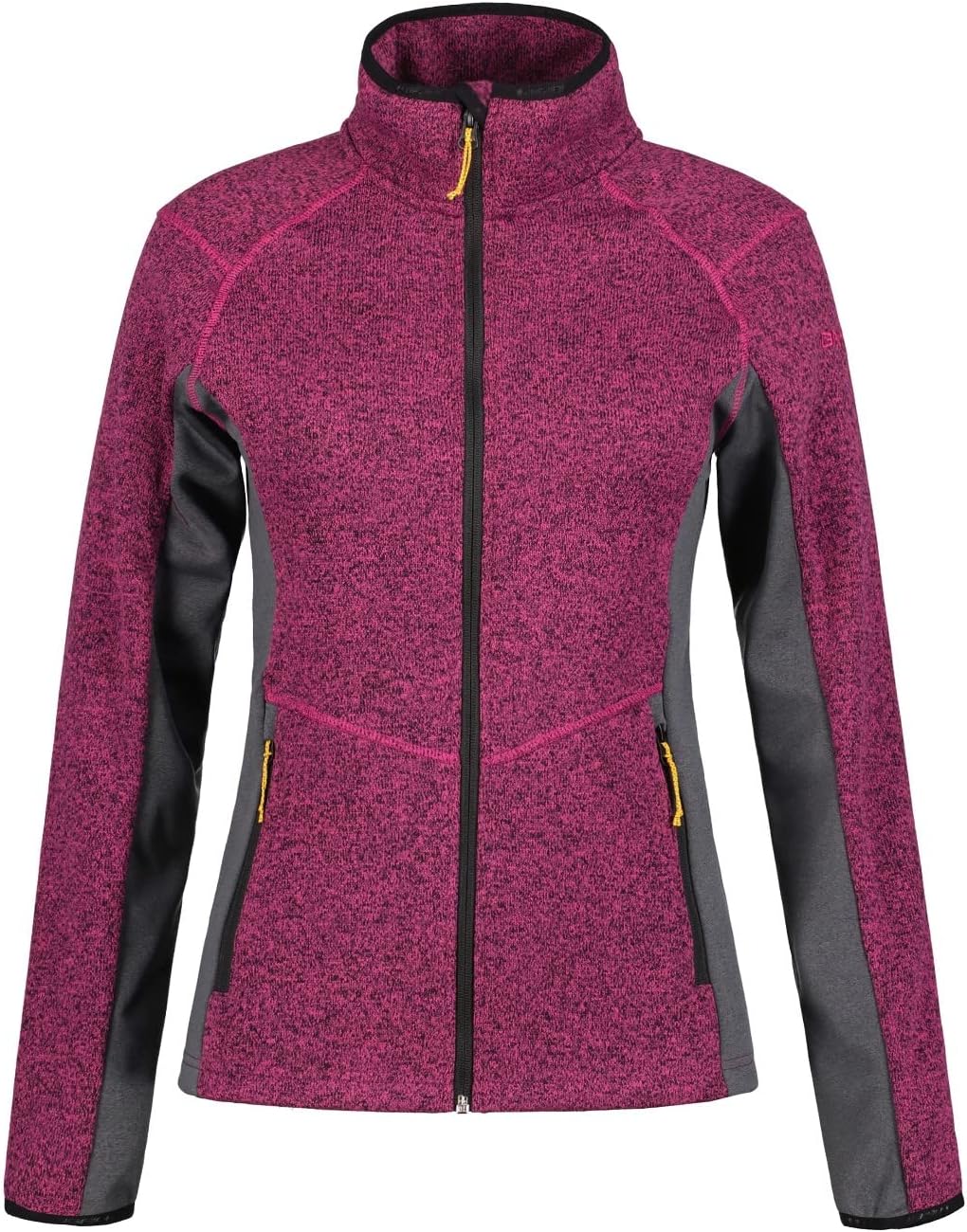 ICEPEAK Bleeker Strickfleecejacke Damen, Farbe:Lila, Grösse:S