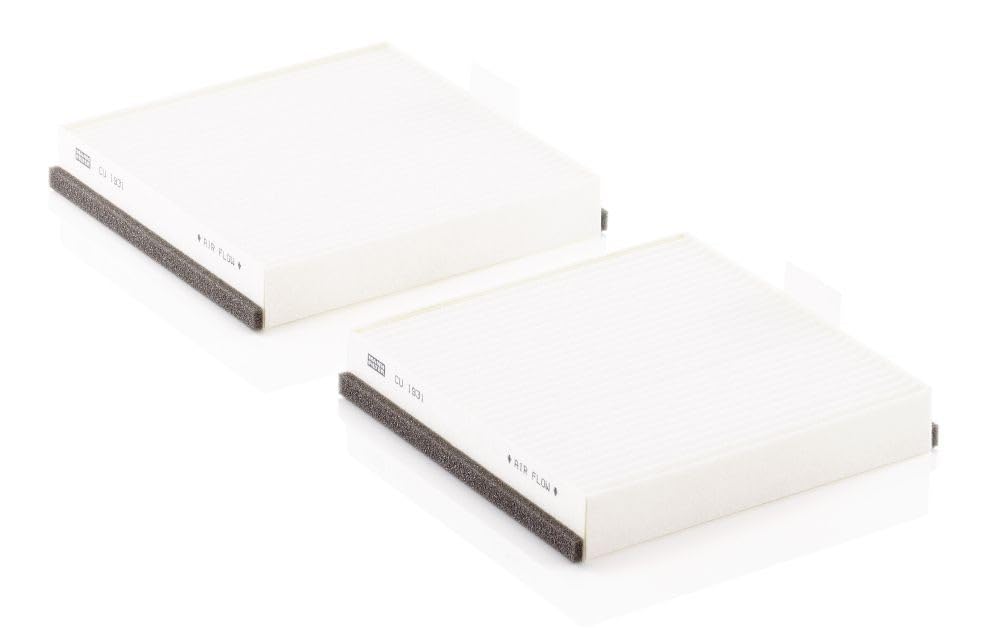 MANN-FILTER CU 1931-2 Innenraumfilter – Kabinenluftfilter Satz (2er Set) – Für PKW